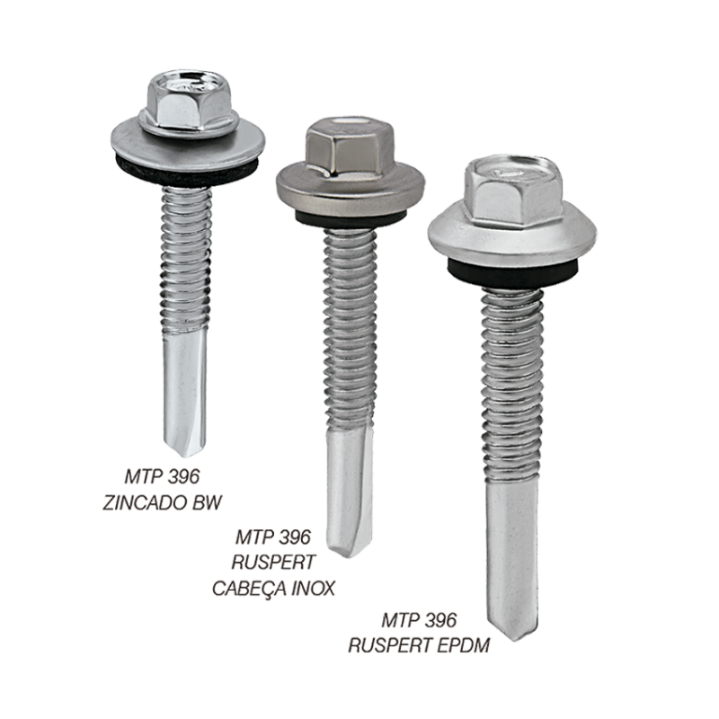 Detalhes do produto MTP 396 Ponta Broca nº 5 MODELOS ZINCADO – RUSPERT E RUSPERT CABEÇA EM INOX 304