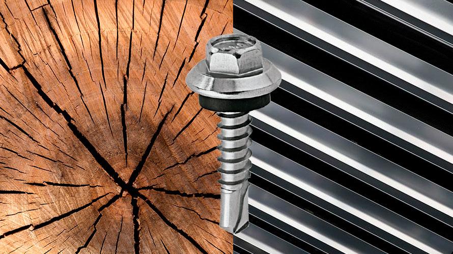 Existe diferença nos parafusos autobrocantes para metal e madeira?
